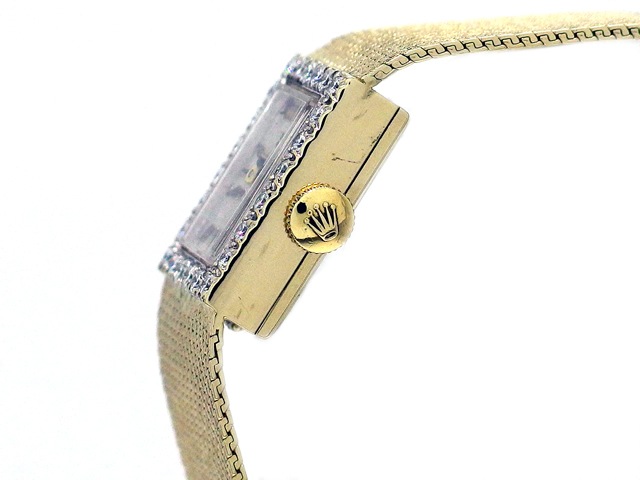 ロレックス プレシジョン 14K 24Pダイヤ レディース 手巻 OH済 1960年代