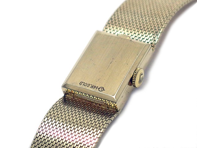 ロレックス プレシジョン 14K 24Pダイヤ レディース 手巻 OH済 1960年代