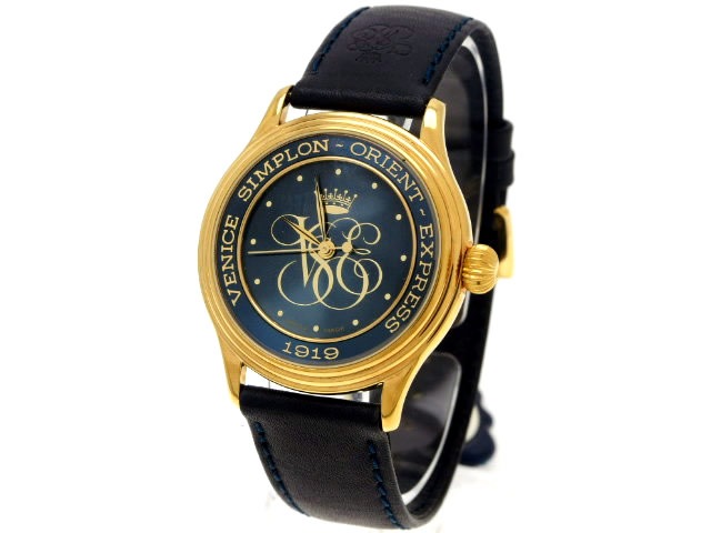 VSOE ベニス シンプロン オリエント エクスプレス 自動巻 青 USED