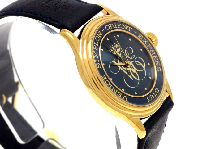 VSOE ベニス シンプロン オリエント エクスプレス 自動巻 青 USED　