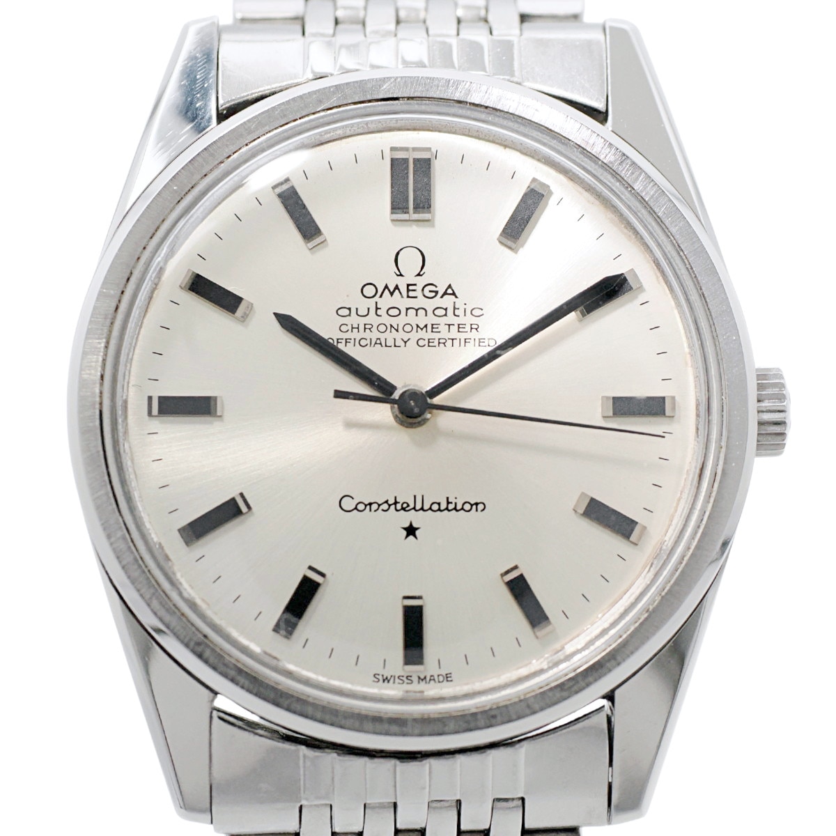 2004 ゼニガメ　055 明治　未開封を開封後、PSA9 ワンオーナー オメガ コンステレーション 167.021 33mm 9連ブレスレット Cal