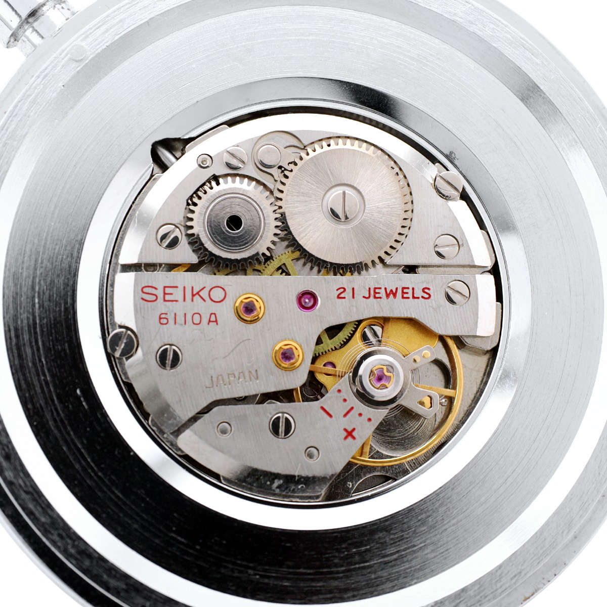 セイコー プレシジョン 懐中時計 6110-0010 Cal.6110A 21石 手巻 OH済 昭和52年/1977年製 Seiko