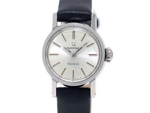 希少品 OMEGA オメガ Geneve ジュネーブ 515.009 Cal.485 17石 シルバー SS ステンレス レディース 手巻き アンティーク ヴィンテージ【腕時計】【中古】 OMEGA - 希少品 OMEGA オメガ Geneve ジュネーブ 515.009 Cal.485 17石