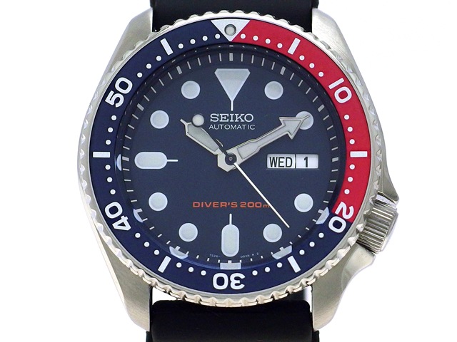 セイコー ダイバー 200m 逆輸入モデル SKX009KD 自動巻 USED