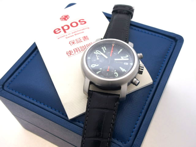 epos エポス 3384 クロノグラフ 自動巻 世界限定118本 希少!