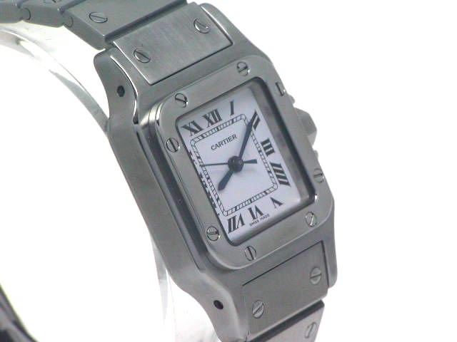 カルティエ サントス ガルベ SM レディス 2423 自動巻 OH済 USED