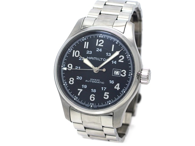 週末セール★HAMILTON H706250 カーキAutomatic自動巻き ハミルトン カーキ H706250 自動巻 OH済 USED Hamilton