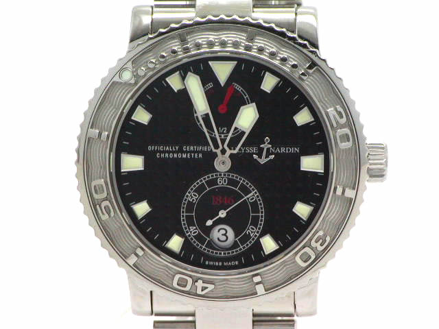 ユリスナルダン マリーンダイバー 263.55 自動巻 USED　