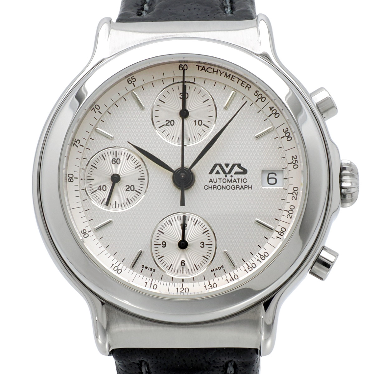 ヨコハマ YOKOHAMA A.V.S オートマチック クロノグラフ バルジュー7750搭載 AVS001SWH USED