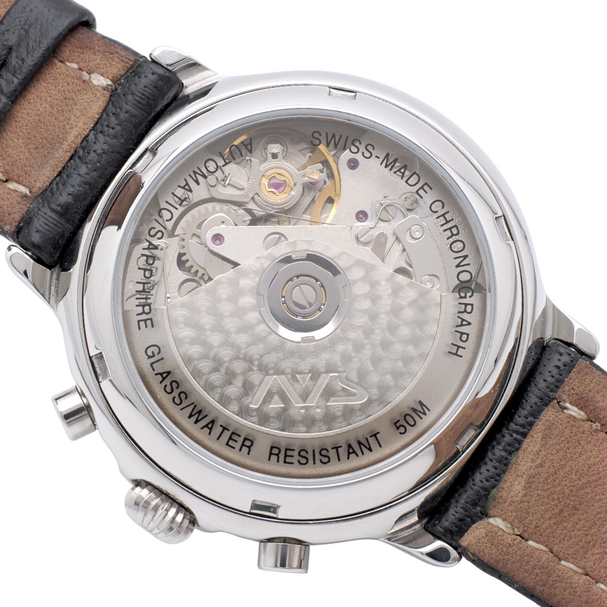 ヨコハマ YOKOHAMA A.V.S オートマチック クロノグラフ バルジュー7750