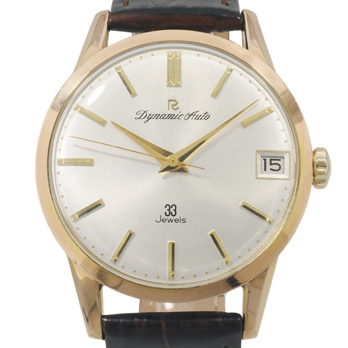 リコー ダイナミック オート Ref.57106 金メッキ 33石 自動巻 OH済 1960年代