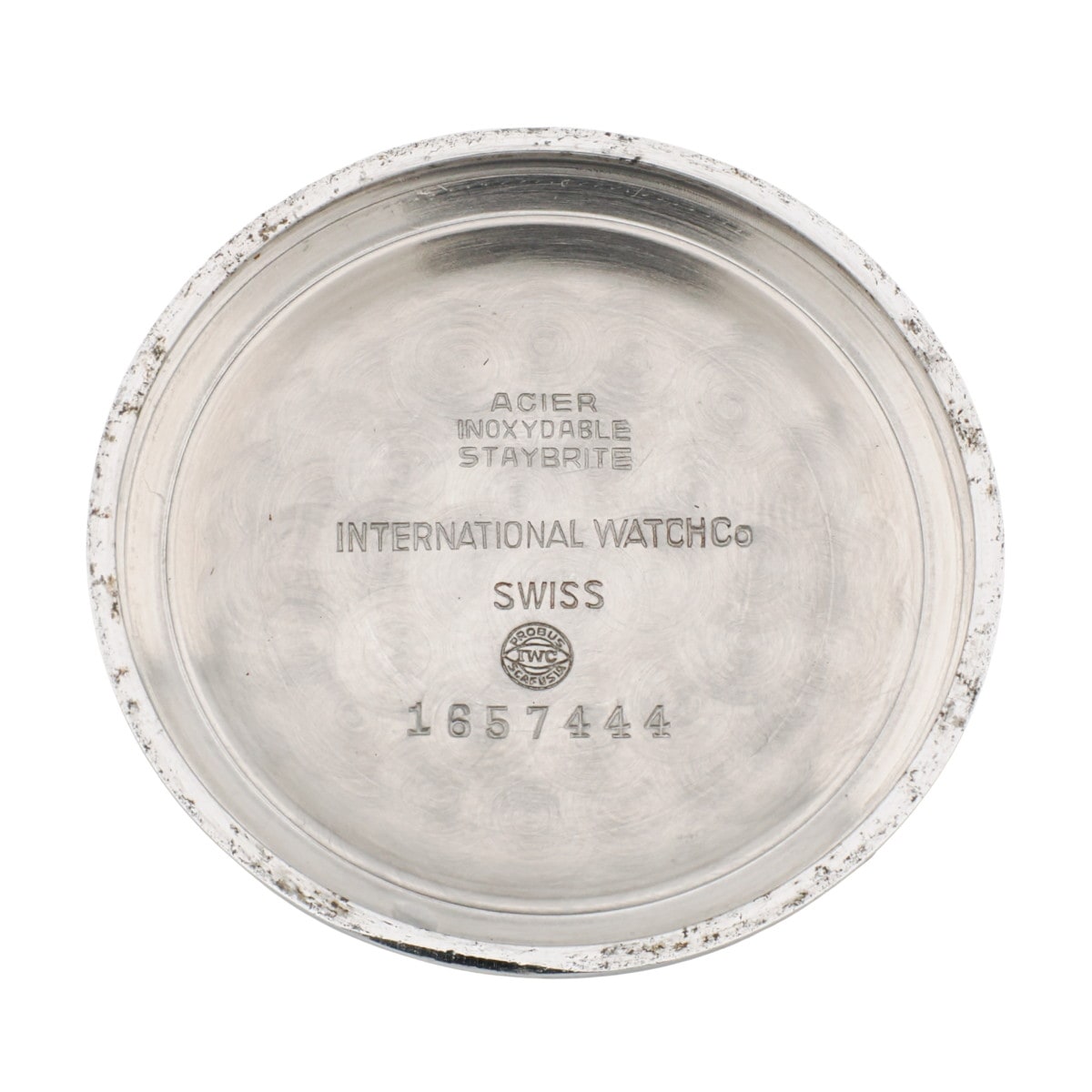 IWC ヴィンテージ Cal.853 ペラトン式 自動巻 SS 筆記体ロゴ 1963年製【OH済】