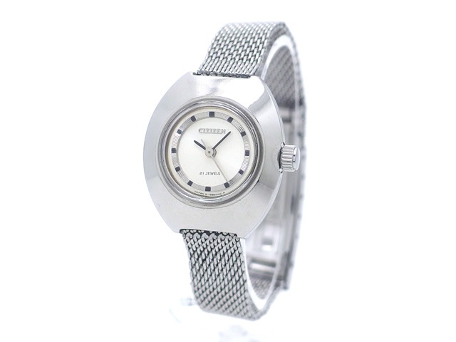 シチズン 4-680031TA レディース 21石手巻 OH済 昭和44年製
