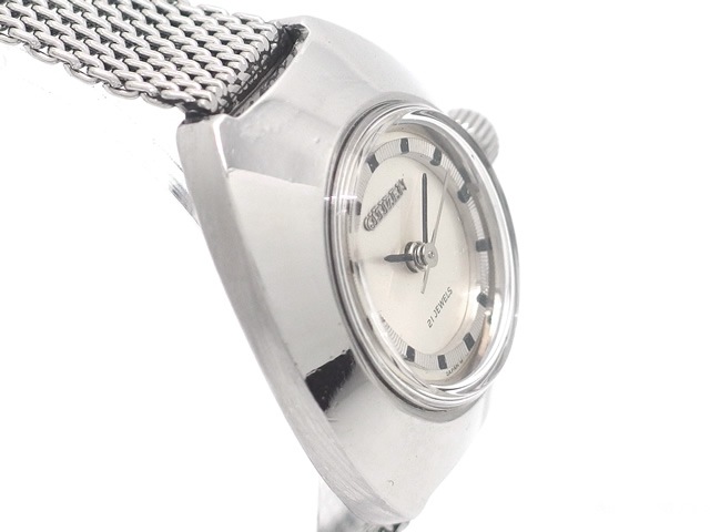 シチズン 4-680031TA レディース 21石手巻 OH済 昭和44年製