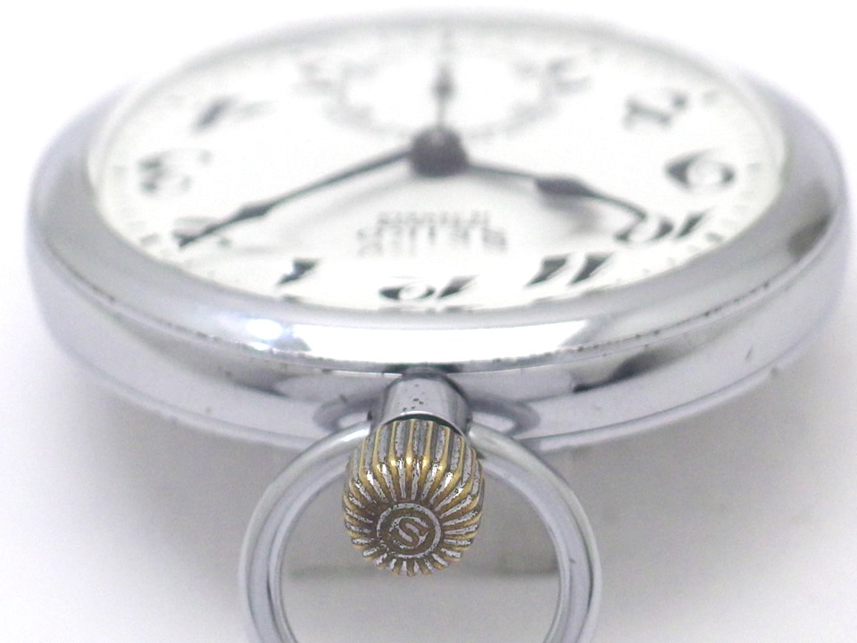 セイコー プレシジョン 懐中時計 91-0020 15石手巻 鉄道時計 門鉄 OH済