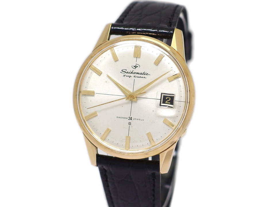 セイコー マチック セルフデーター 15022E SD文字盤 Cal.394 24石 自動