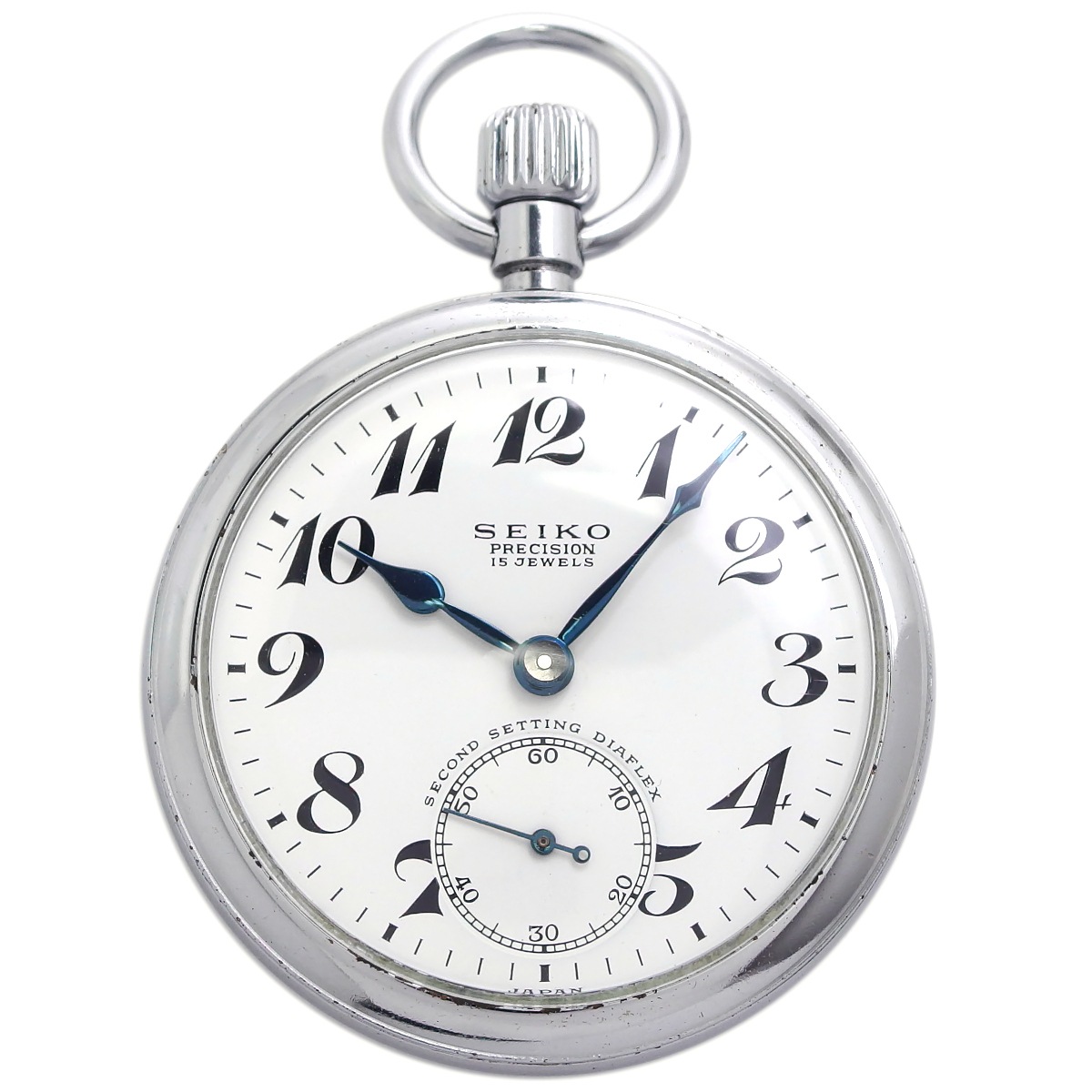 セイコー プレシジョン 懐中時計 鉄道時計 国鉄関西 青針