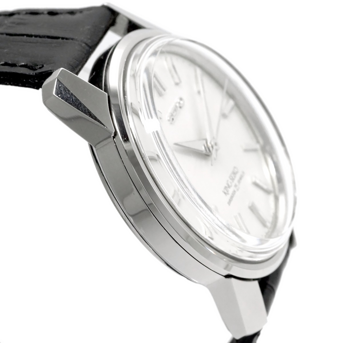 キングセイコー セカンドモデル 初期型 44-9990 盾メダリオン 純正リューズ 手巻 OH済 昭和40年/1965年製 Seiko