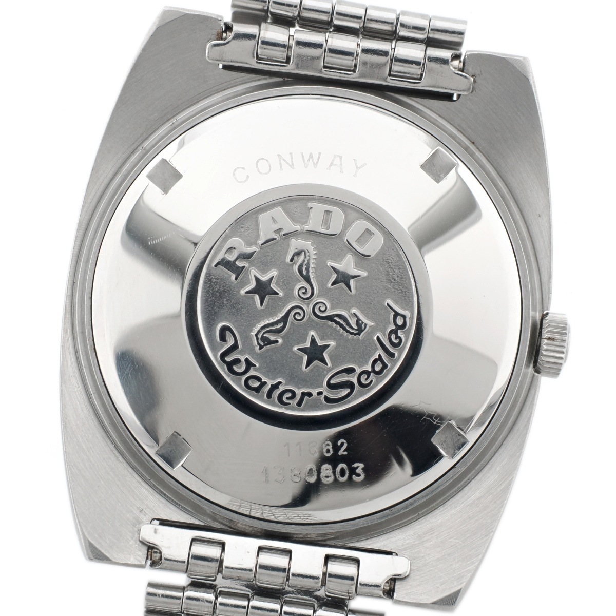 ラドー CONWAY デイデイト Ref.11882 純正NSAブレスレット 自動巻 OH済