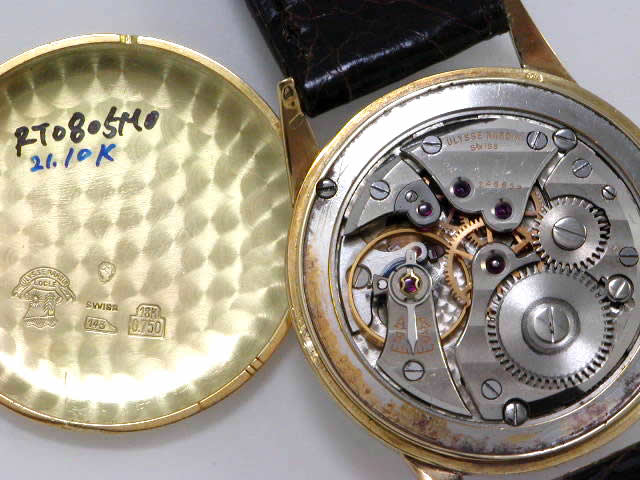 ユリスナルダン 18KYG 手巻 1950年代 Ulysse Nardin