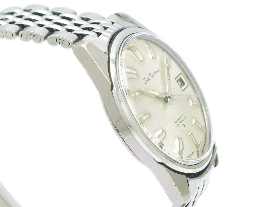 セイコー スポーツマン 17 カレンダー 6602-9982 手巻 OH済 昭和43年製