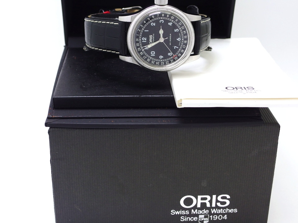 ORIS ビッククラウン　ポインターデイト　ブラック　オーバーホール済 ORIS ビッククラウン ポインターデイト ブラック オーバーホール済