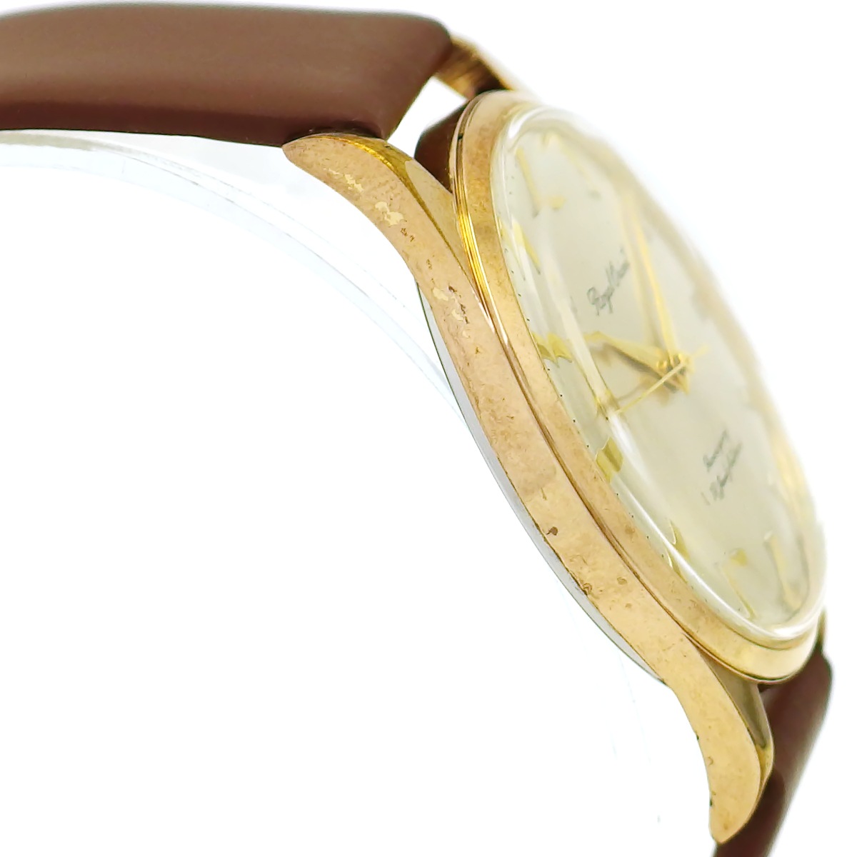 ロイヤルオリエント シャワープルーフ T92027 金メッキ/ステンレス 19石 手巻 OH済 1960年代