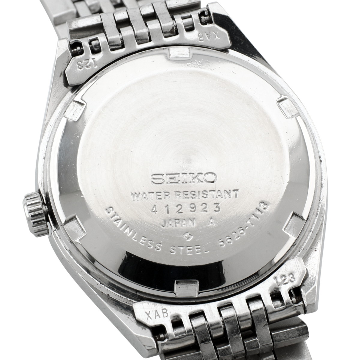 キングセイコー 5626-7113 スクリューバック式裏蓋 純正ブレスレット 自動巻 OH済 昭和49年/1974年製