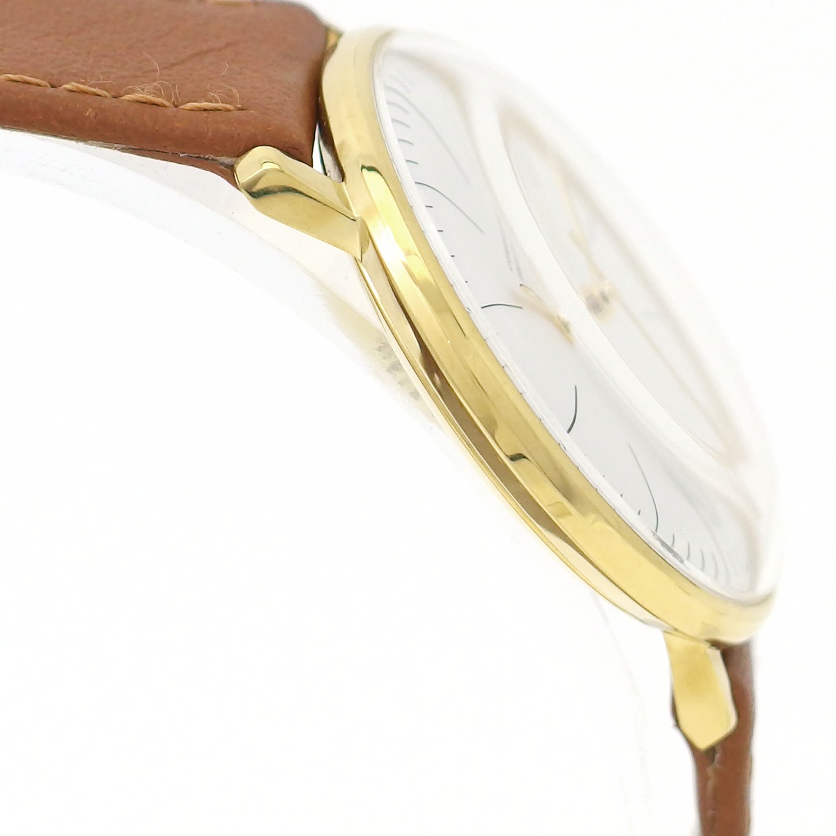 ユンハンス マックスビル デザイン 027 5703 00 34mm 金メッキ 