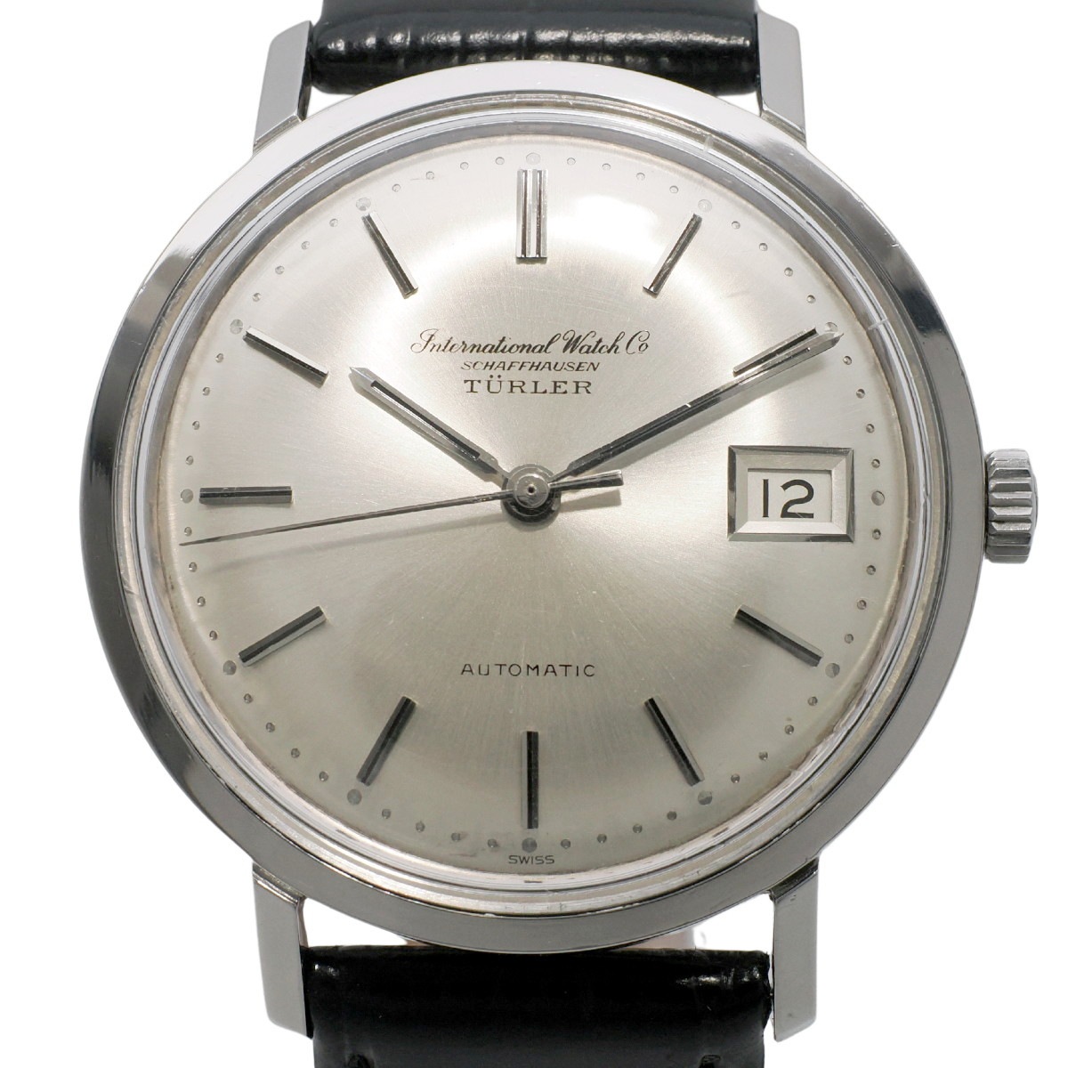 IWC Ref.808A TURLER Wネーム Cal.8541 自動巻 OH済 1966年製 International Watch Co