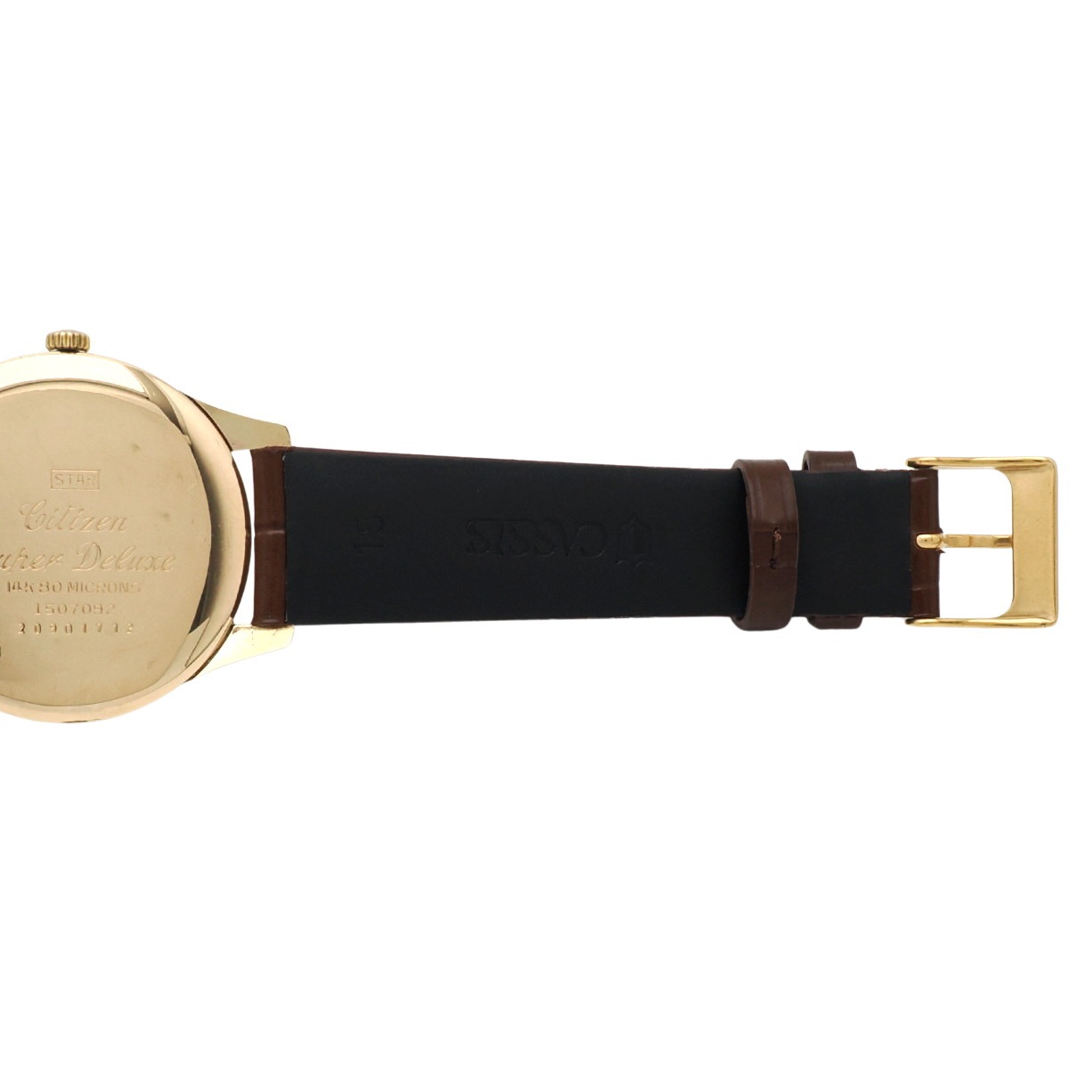 シチズン スーパーデラックス 1507092 14金張り 36.5mm大型