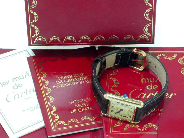 カルティエ マストタンク レディス W1003151301 クオーツ USED　
