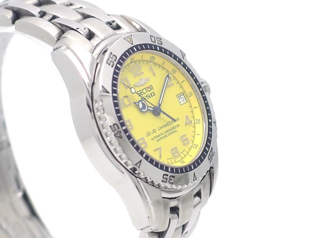 セクター 650 JO-JO（ジョジョ） 1000本限定 イエロー文字盤 自動巻 OH