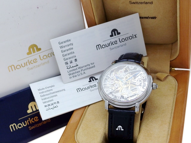モーリスラクロア マスターピース スケルトン 16807 手巻 OH済 USED