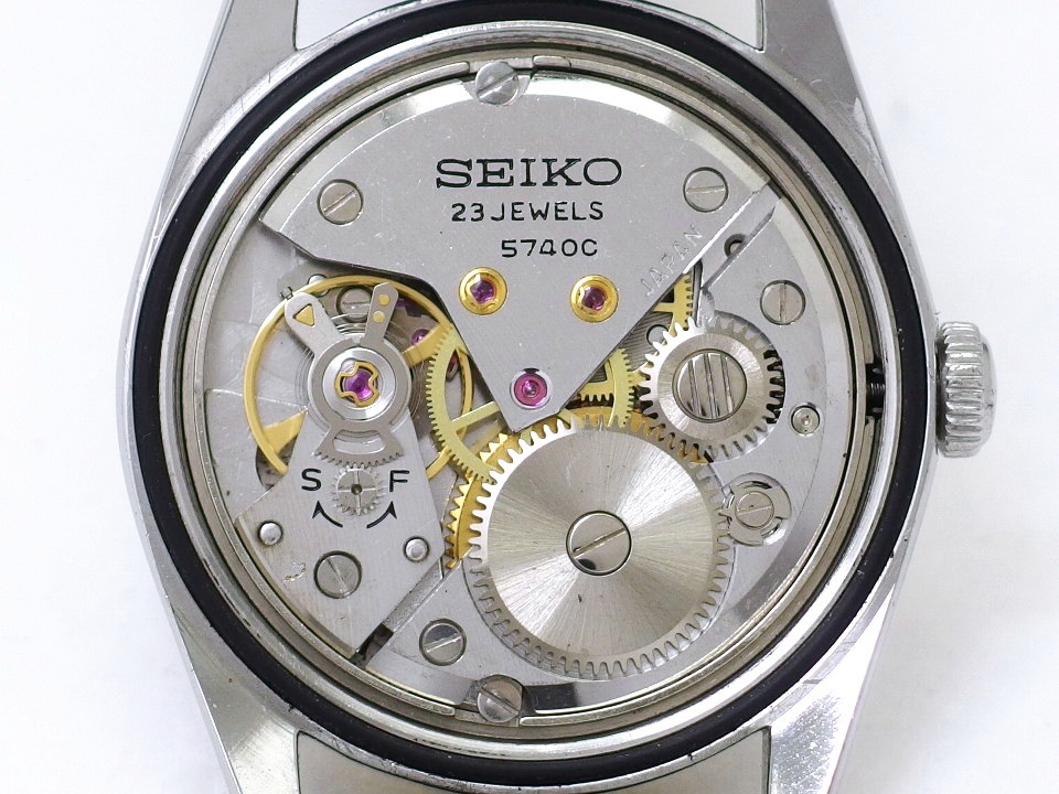セイコー ロードマーベル 36000 5740-8000 絹目文字盤 アラビアインデックス 手巻 OH済 昭和50年/1975年製 Seiko