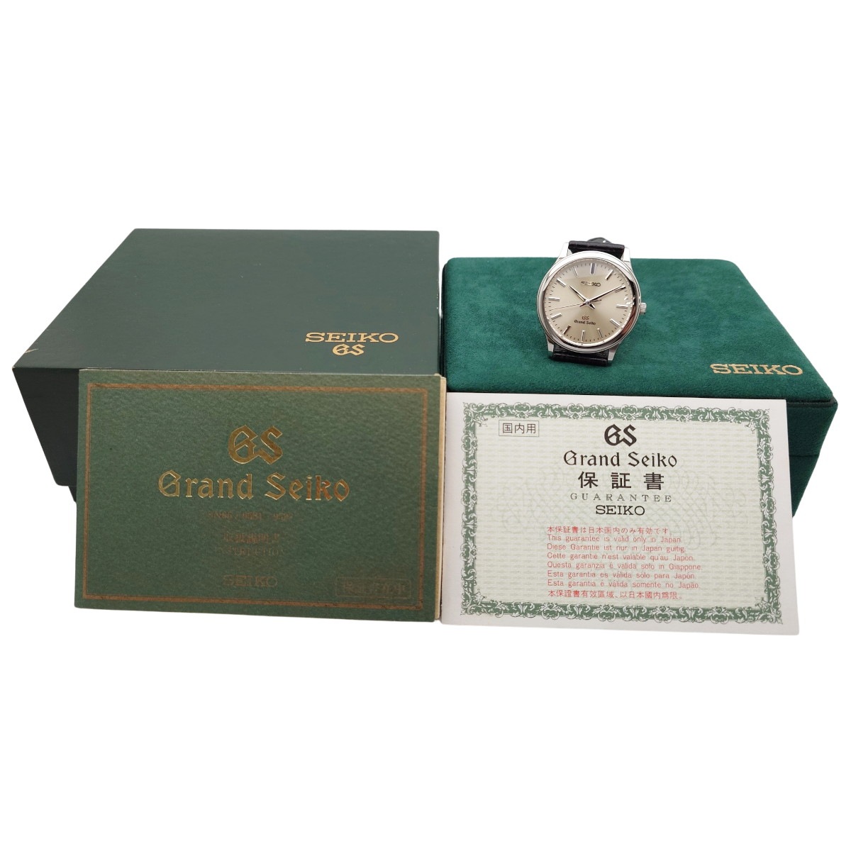 グランドセイコー SBGS009 9581-7020 付属品・純正尾錠付き クオ－ツ