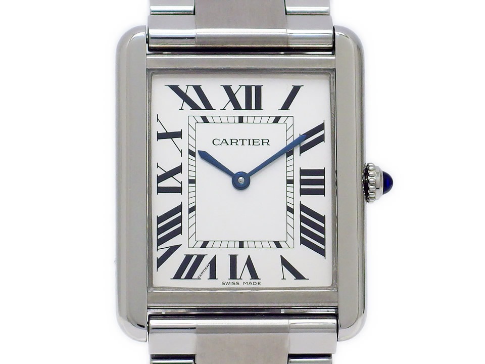 カルティエ タンクソロ LM メンズ W5200014 Ref.3169 クォーツ 2015
