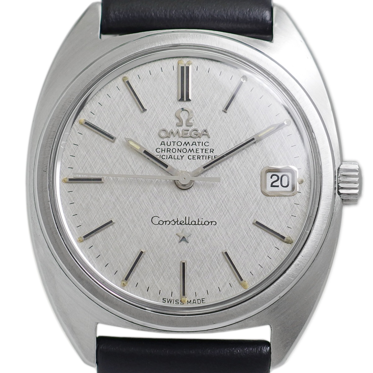 オメガ コンステレーション 168.017 SP 絹目文字盤 Cal.564 自動巻 OH