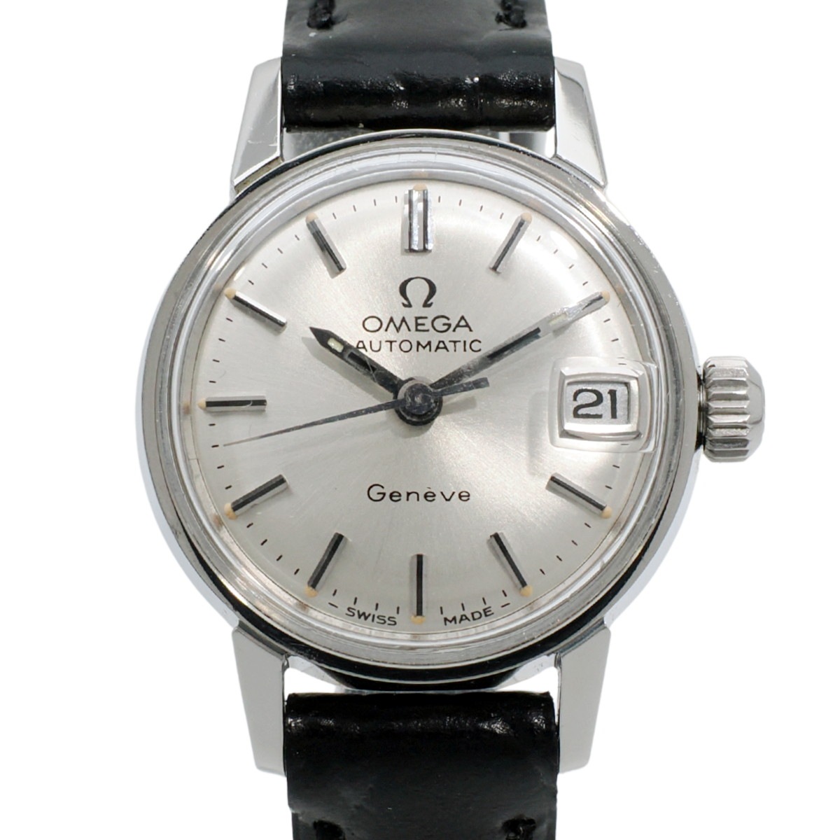 オメガ ジュネーブ レディース 566.002 純正尾錠付き Cal.684 自動巻