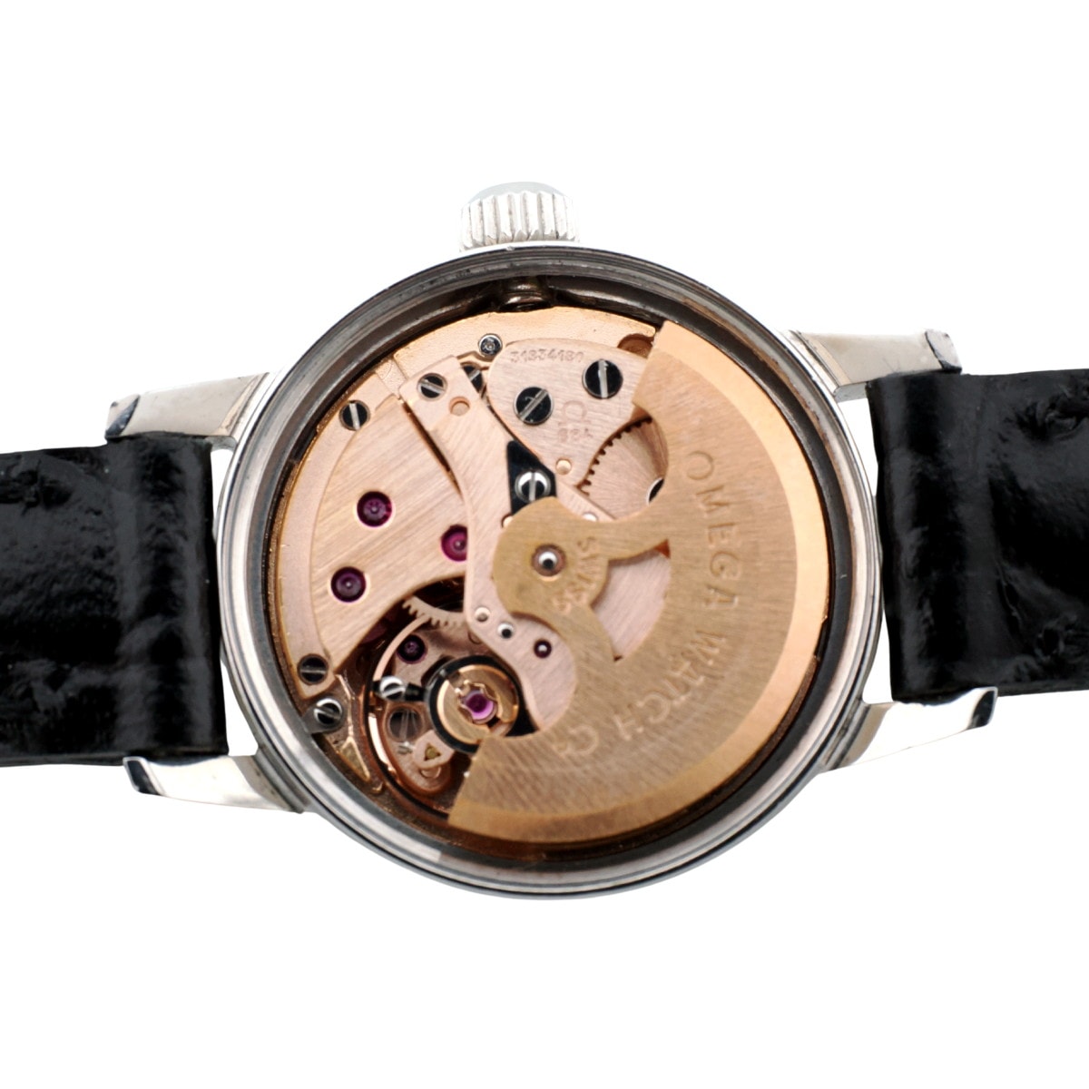 オメガ ジュネーブ レディース 566.002 純正尾錠付き Cal.684 自動巻