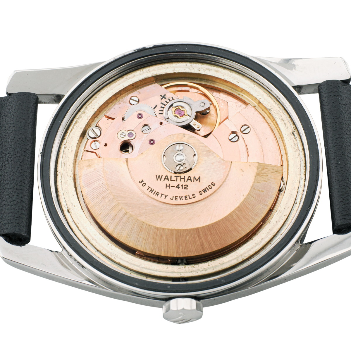 ウォルサム デラックス / De Luxe 30石 赤金ムーブメント (ETA1700/01) 自動巻 OH済 1960年代