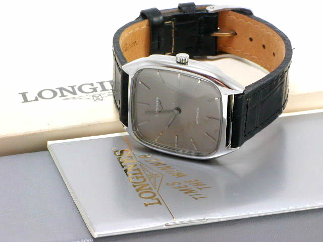ジャンク Longines Automatic. L631.1 シルバー文字盤 ロンジン オートマチック トノー Cal.L631.1 USED Longines