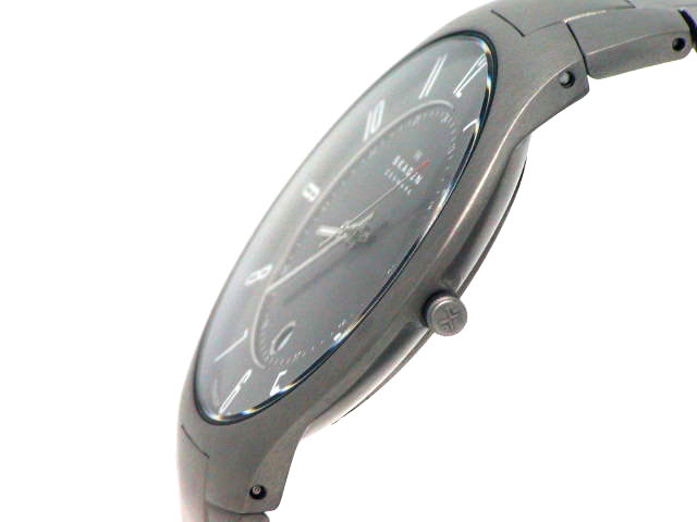 スカーゲン 801XLTXM クオーツ チタン USED