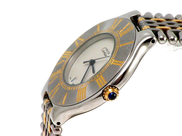 カルティエ マスト21 ヴァンティアン ラウンド クオーツ USED