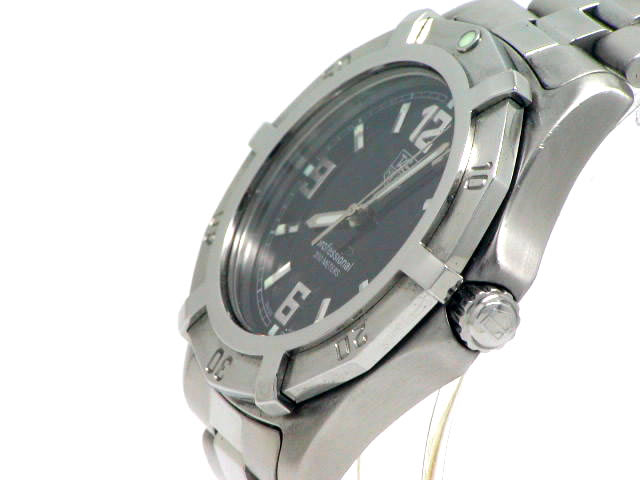 TAG HEUER/タグホイヤー エクスクルーシブ メンズ WN1110　時計 質流れ】タグホイヤー 2000エクスクルーシブ 黒文字盤を質流れしま