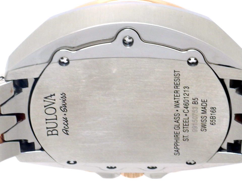 ブローバ アキュスイス スイス製 Ref.65B168 クロノグラフ 自動巻 USED Bulova