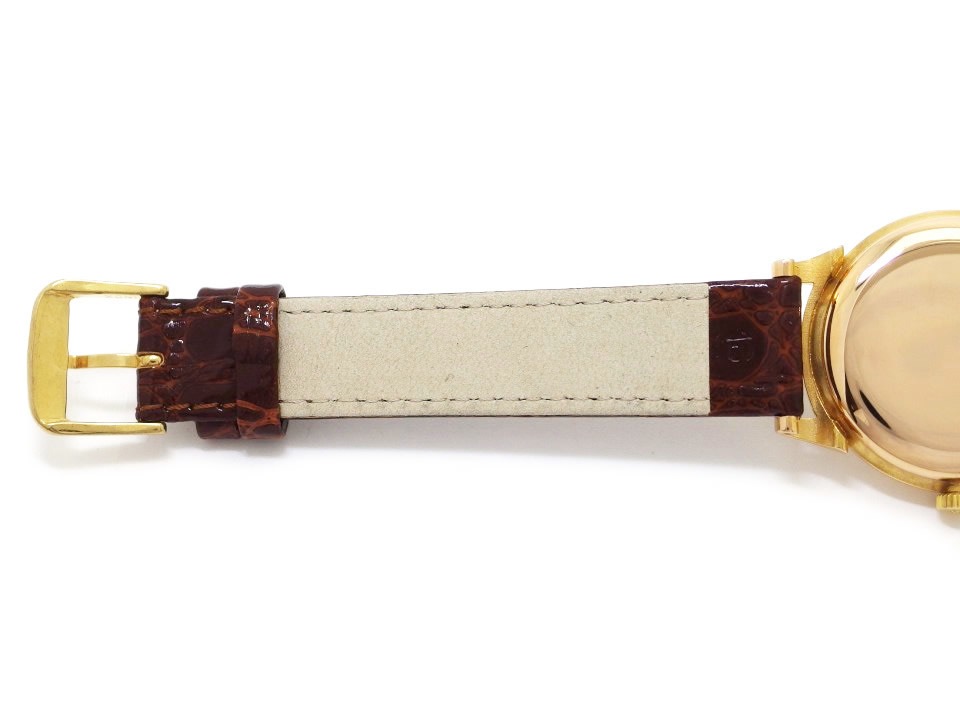 パテックフィリップ カラトラバ Ref.1491 スクロールラグ 18金無垢 ローズゴールド アーカイブ付き Cal.27SC 手巻 OH済 1951年製