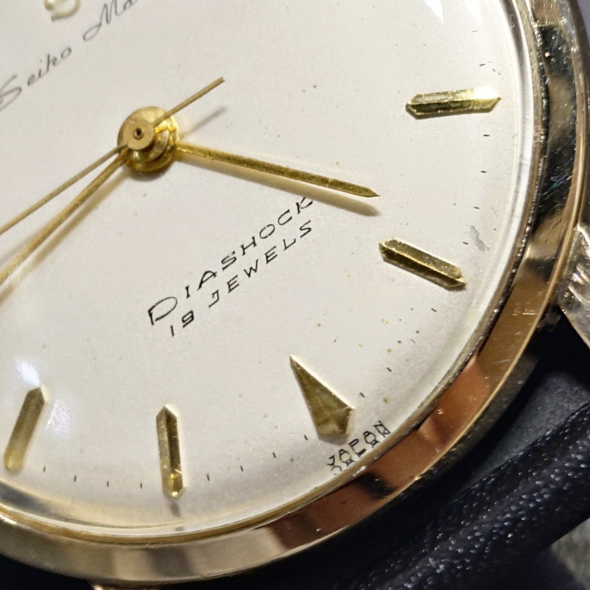 Seiko Marvel セイコー　マーベル　14金張り　19石 セイコー マーベル 14021 14金張り Sマーク 赤機械 19石 手巻 OH済