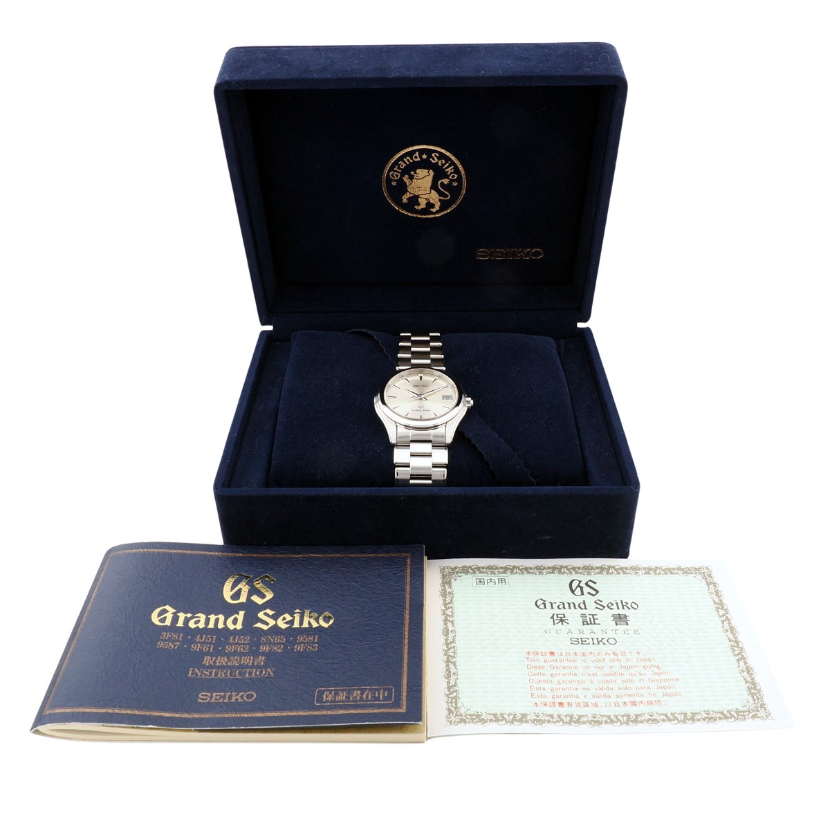 グランドセイコー SBGX005 9F62-0A10 GS純正ブレスレット 箱・取説