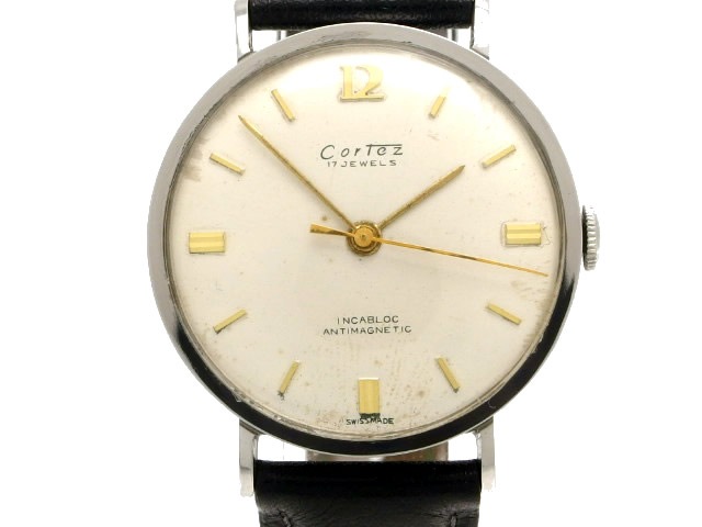 コルテッツ Prely watch Co. 17石 手巻 OH済 スイス製 1950年代　